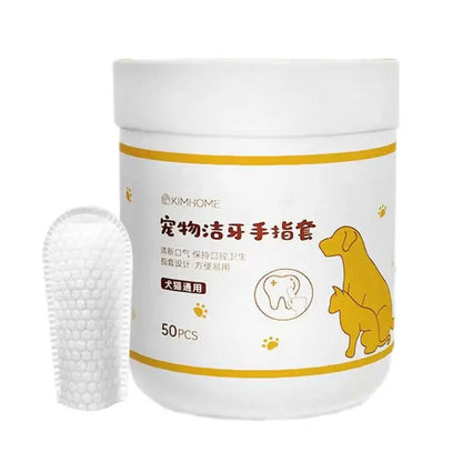 Pet Finger Wipes Eyes Ears Cleaning Paper For Cats And Dogs Tear Stain Remover For Cats Puppy Grooming Deodorant Pets Supplies