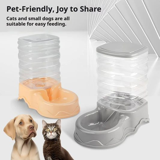 Pet Automatic Feeder Pet Feeder Bowls Automatic Water Dispenser Cat Bowl Dog Bowl Large Capacity Storage Barrel Pet Supplies