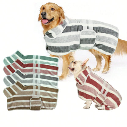 Dog Towel Pet Bathrobe, Fully Wrapped and Quick Drying, pet Quick Drying Towel, Soft and Skin Friendly, Comfortable
