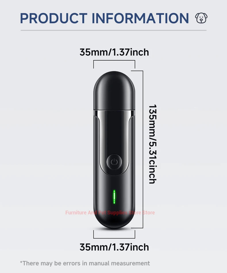 Electric dog nail grinder dog nail trimmer pet nail trimmer cat nail grinder with polishing wheel suitable for small/large pets