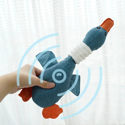 Pet Plush Wild Goose Toy Dog Toys for Small Large Dogs Interactive Puppy Dog Chew Toys Plush Stuffing Pet Accessories Supplies