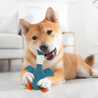 Pet Plush Wild Goose Toy Dog Toys for Small Large Dogs Interactive Puppy Dog Chew Toys Plush Stuffing Pet Accessories Supplies
