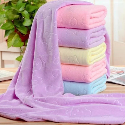 Pet Bath Towel Bathroom Towels Super Absorb Soft Comfort Drying Dogs and Cats Towels Soft Fiberdog Bath Towel Pets Bath Supplies