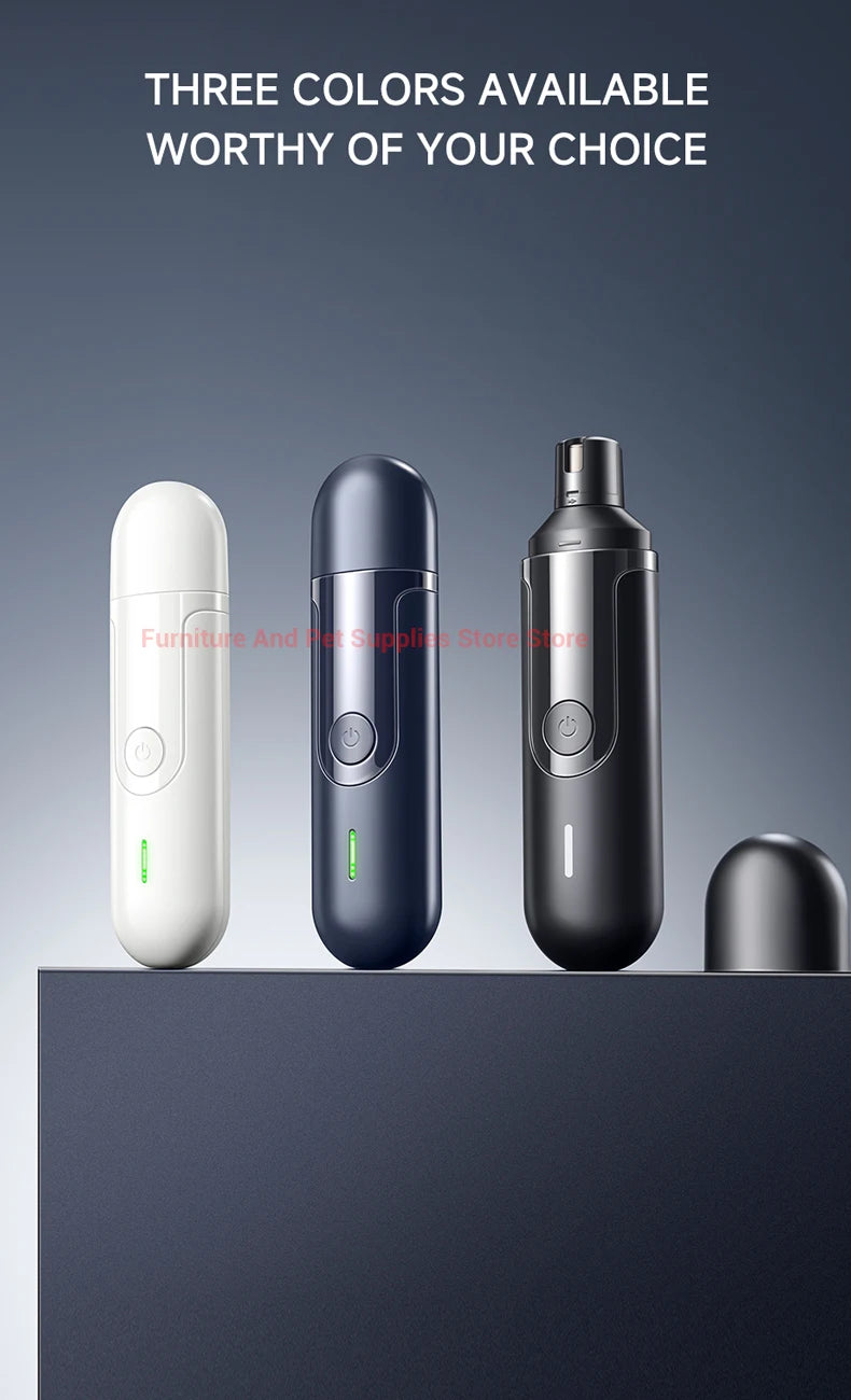 Electric dog nail grinder dog nail trimmer pet nail trimmer cat nail grinder with polishing wheel suitable for small/large pets