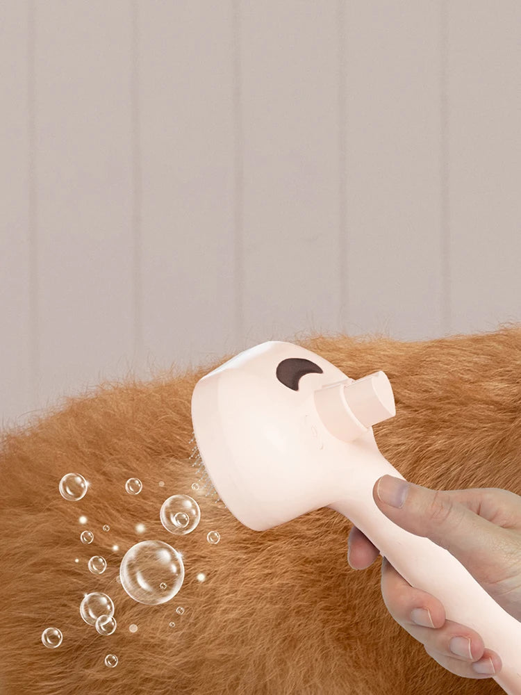 Pet Clean Steam Spray Dog Grooming Brush Unique Steam Brush For Dogs Luxury Grooming Brush Dog Steam Brush C