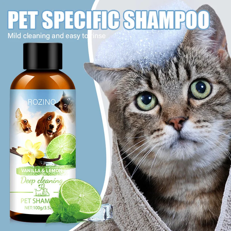 Pet Shower Gel and Conditioner Combo Pack, Perfect Clean Shampoo and Conditioner, Chemical Free, for Pets Cats and Dogs