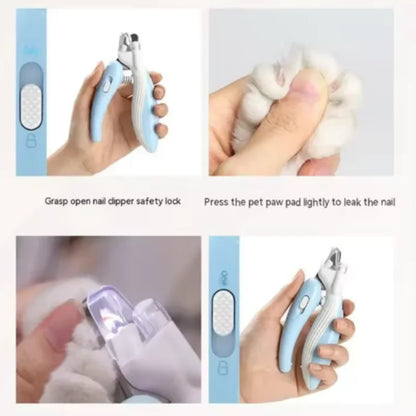 Professional Pet Nail Clippers for Cats And Dogs - Labor-Saving Cat Nail Trimmer And Dog Paw Grooming Scissors for Small Animals