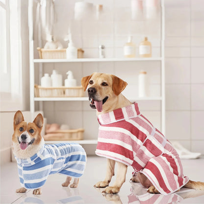 Dog Towel Pet Bathrobe, Fully Wrapped and Quick Drying, pet Quick Drying Towel, Soft and Skin Friendly, Comfortable