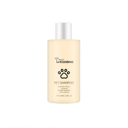 Pet shampoo is gentle and clean. Pet cat and dog hair is soft and non knotting. Shampoo shampoo