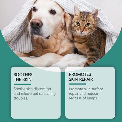 Pet Skin Repair Spray–Soothes Dryness, Sensitivity,Redness&Itching,Non-Irritating&Non-Sensitizing,Suitable for Puppies & Kittens
