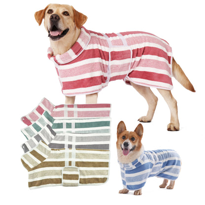 Dog Towel Pet Bathrobe, Fully Wrapped and Quick Drying, pet Quick Drying Towel, Soft and Skin Friendly, Comfortable