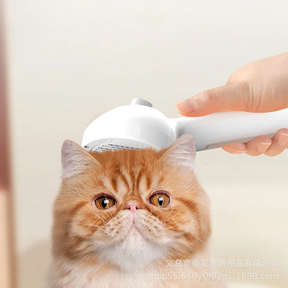 Pet comb, spray comb, detangling comb, grooming brush, pet cleaning brush, cat and dog special comb, pet supplies.