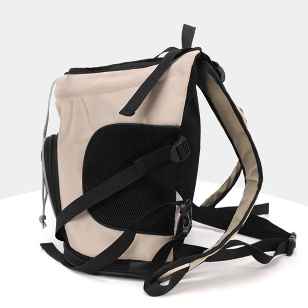 Lightweight Pet Bag Go Out Portable Cat Dog Bag Large Capacity Pet Backpack Breathable Out Puppy Backpack Adjustable Strap