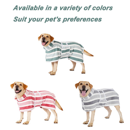 Dog Towel Pet Bathrobe, Fully Wrapped and Quick Drying, pet Quick Drying Towel, Soft and Skin Friendly, Comfortable