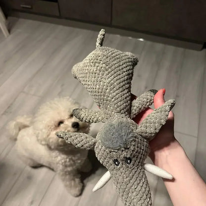 Pet Dog Toys for Large Dogs Cute Plush Squeak Stuffed Toys Fleece Durable Chewing Cute Soft Toys Pet Molar Toys Dogs Accessories