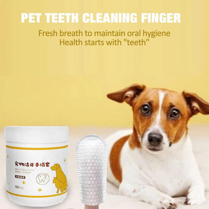 Pet Finger Wipes Eyes Ears Cleaning Paper For Cats And Dogs Tear Stain Remover For Cats Puppy Grooming Deodorant Pets Supplies