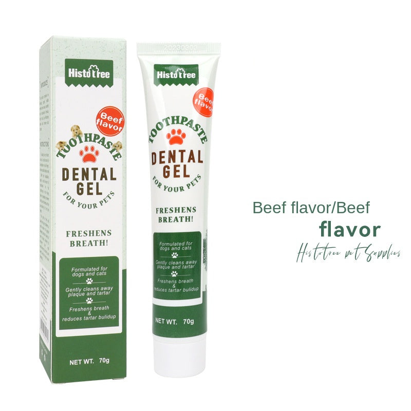 Pet toothpaste dog toothpaste dog oral cleaning products cat toothpaste beef flavored vanilla flavored dog toothpaste