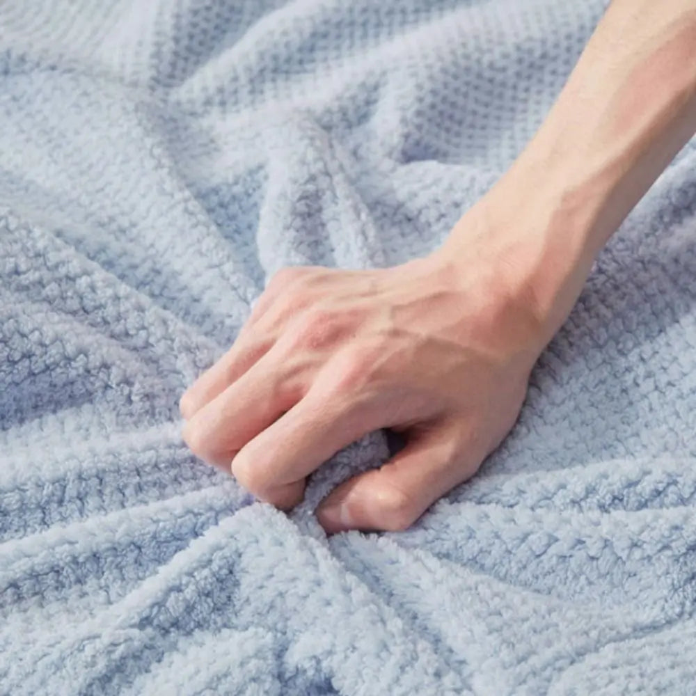 Practical Absorbent Pet Bathing Clothes Full-Coverage Quick-Dry Dog Drying Coat Soft Thickened Pet Bathrobe Winter