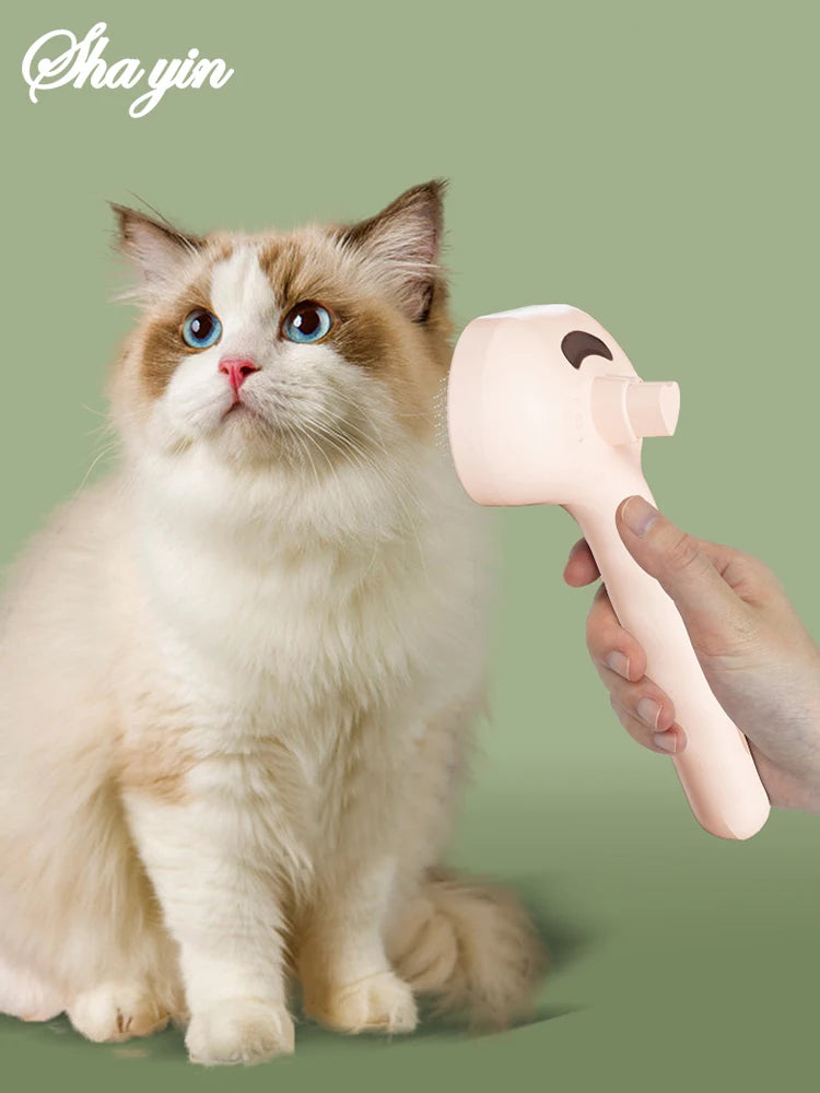 Pet Clean Steam Spray Dog Grooming Brush Unique Steam Brush For Dogs Luxury Grooming Brush Dog Steam Brush C