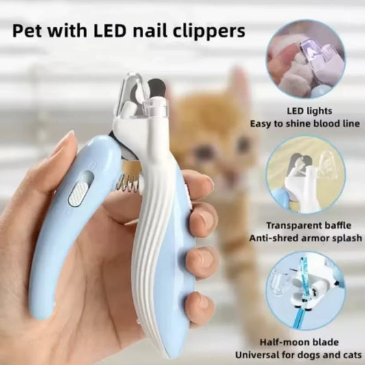 Professional Pet Nail Clippers for Cats And Dogs - Labor-Saving Cat Nail Trimmer And Dog Paw Grooming Scissors for Small Animals