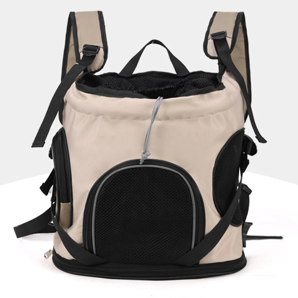 Lightweight Pet Bag Go Out Portable Cat Dog Bag Large Capacity Pet Backpack Breathable Out Puppy Backpack Adjustable Strap