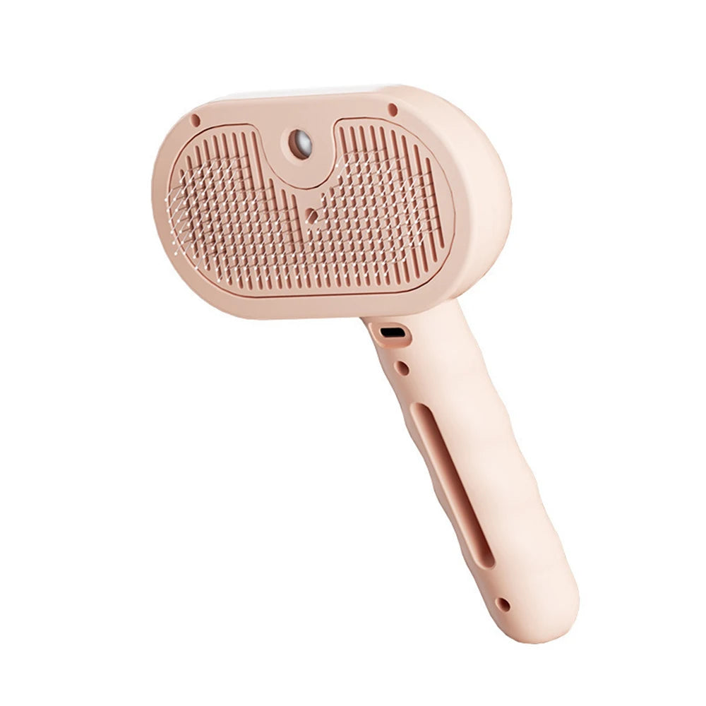 Pet Clean Steam Spray Dog Grooming Brush Unique Steam Brush For Dogs Luxury Grooming Brush Dog Steam Brush C
