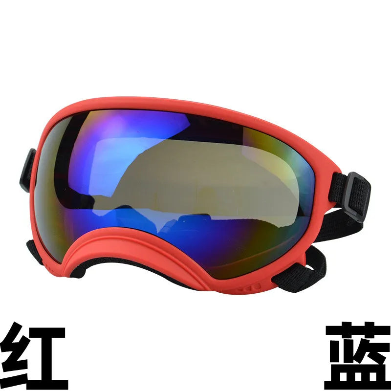 Pet Supplies Medium And Large Dogs Cool Waterproof Windproof Snowproof UV Sun Sunglasses Military Dog Tactical Goggles