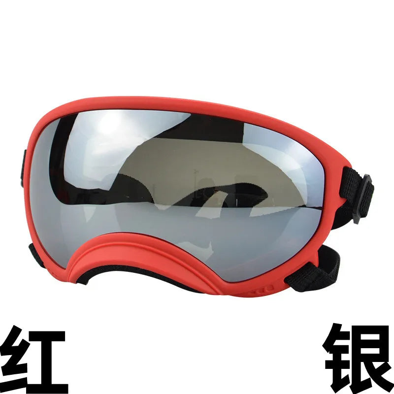 Pet Supplies Medium And Large Dogs Cool Waterproof Windproof Snowproof UV Sun Sunglasses Military Dog Tactical Goggles