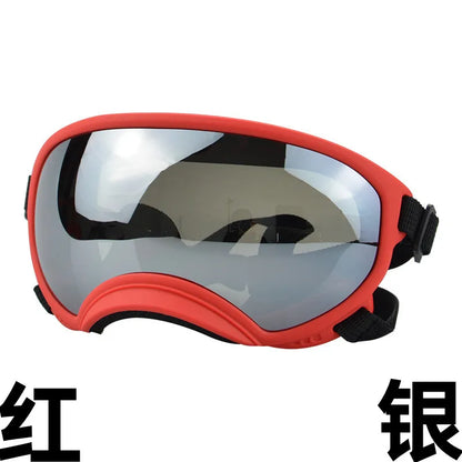 Pet Supplies Medium And Large Dogs Cool Waterproof Windproof Snowproof UV Sun Sunglasses Military Dog Tactical Goggles