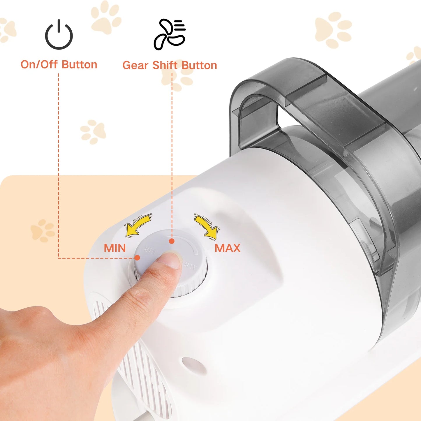 Pet Grooming Tools Vacuum Suction Electronic Pet Hair Professional Grooming Kit Clippers for Cats Dog Brush