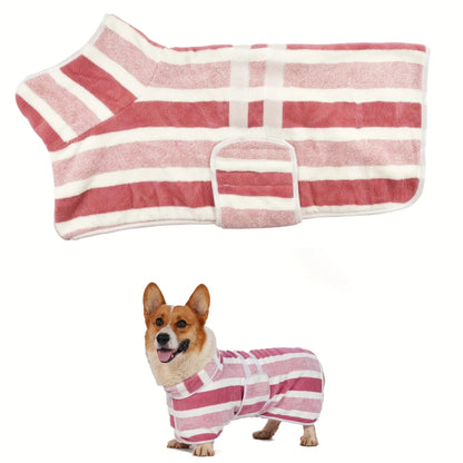 Dog Towel Pet Bathrobe, Fully Wrapped and Quick Drying, pet Quick Drying Towel, Soft and Skin Friendly, Comfortable