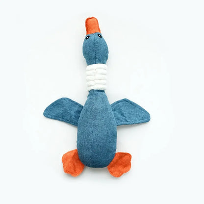 Pet Plush Wild Goose Toy Dog Toys for Small Large Dogs Interactive Puppy Dog Chew Toys Plush Stuffing Pet Accessories Supplies