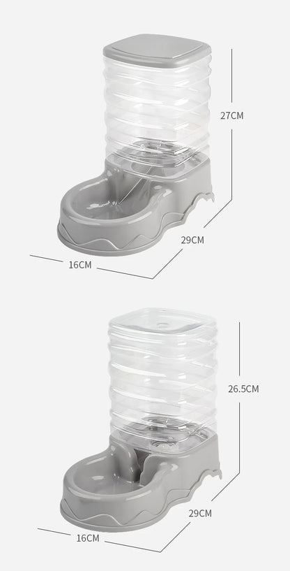 Pet Automatic Feeder Pet Feeder Bowls Automatic Water Dispenser Cat Bowl Dog Bowl Large Capacity Storage Barrel Pet Supplies