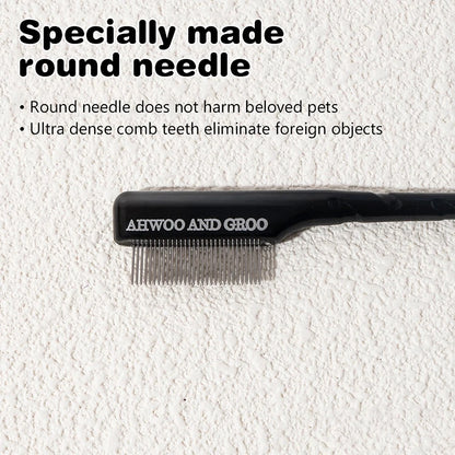 Pet Facial Cleaning Comb Set Remove Tear Stain Eye Droppings Cat Claw Comb Dog Hair Trimmer Scissors Pet Cleaning Accessories