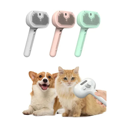 Pet comb, spray comb, detangling comb, grooming brush, pet cleaning brush, cat and dog special comb, pet supplies.