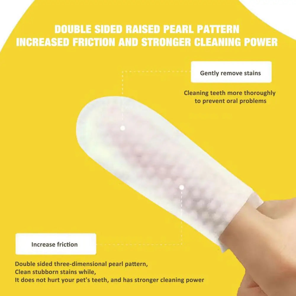 Pet Finger Wipes Eyes Ears Cleaning Paper For Cats And Dogs Tear Stain Remover For Cats Puppy Grooming Deodorant Pets Supplies