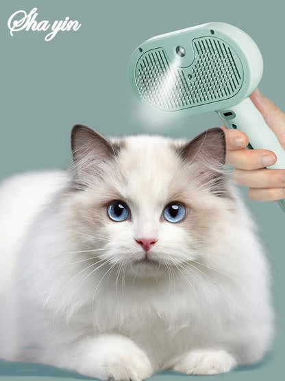 Pet Clean Steam Spray Dog Grooming Brush Unique Steam Brush For Dogs Luxury Grooming Brush Dog Steam Brush C