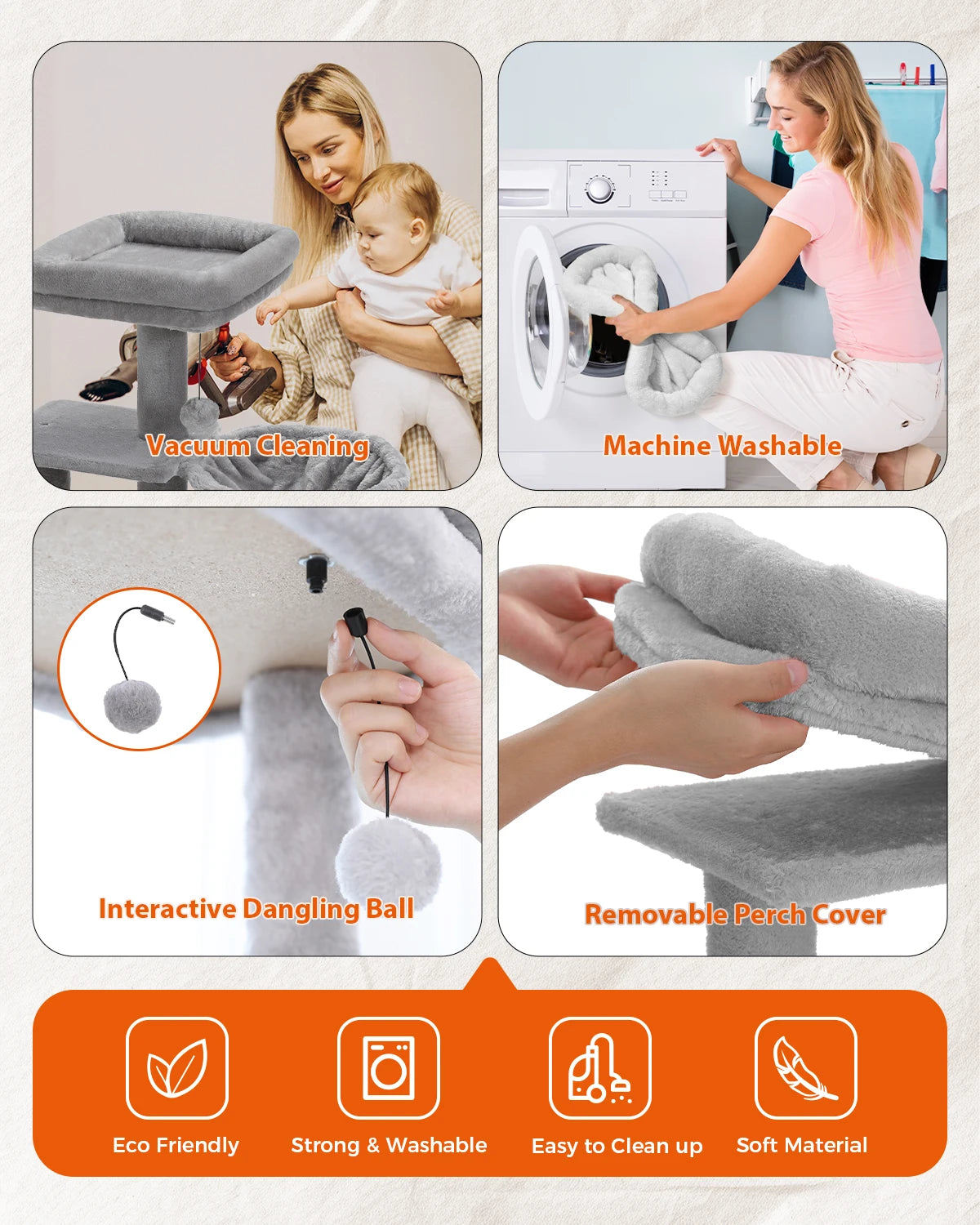 Small Cat Tree Cat Tower with Natural Sisal Scratching Post,Spacious Top Perch,Privite Cat Condo Perfect for Indoor Cats,Cat Toy