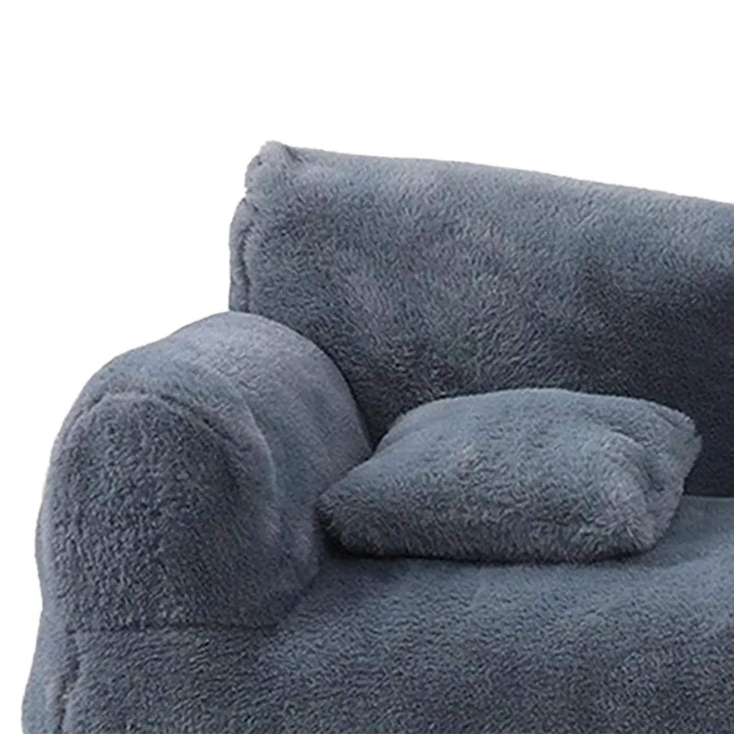 Pet Sofa Soft Plush Anti Slip Bottom Warm Pet Supplies Rectangle Versatile Wear Resistant with Removable Cover for Dog Cat Pet