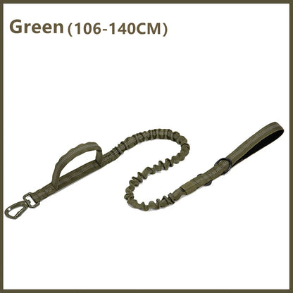 Military Tactical Dog Collar Leash Set Durable Pet Collar Retractable Leash Medium Large Dog German Shepherd Training Accessorie