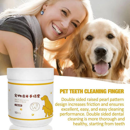 Pet Finger Wipes Eyes Ears Cleaning Paper For Cats And Dogs Tear Stain Remover For Cats Puppy Grooming Deodorant Pets Supplies