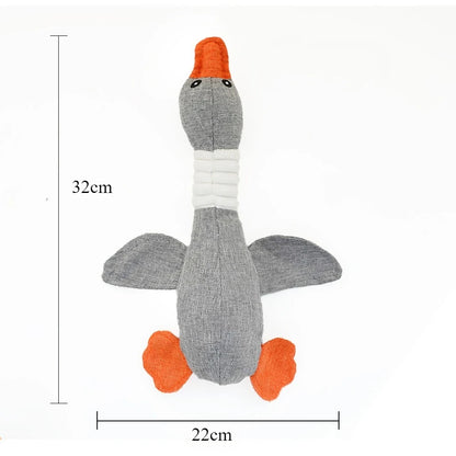 Pet Plush Wild Goose Toy Dog Toys for Small Large Dogs Interactive Puppy Dog Chew Toys Plush Stuffing Pet Accessories Supplies