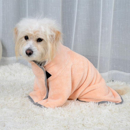 Quick-Drying Pet Absorbent Towel Dog Bathrobe Pet Dog Bath Towel For
