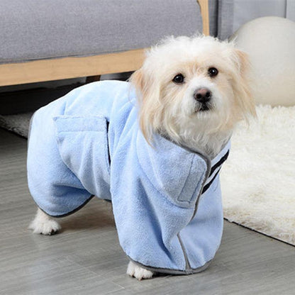 Quick-Drying Pet Absorbent Towel Dog Bathrobe Pet Dog Bath Towel For