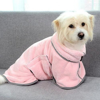Quick-Drying Pet Absorbent Towel Dog Bathrobe Pet Dog Bath Towel For