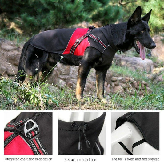Winter Warm Dog Clothes Waterproof Pet Vest Jacket Coat For Small