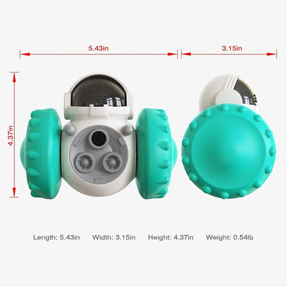 Dog Toys Interactive Food Puzzles Ball for Dogs Cats Pet Slow Feeder Ball Robot